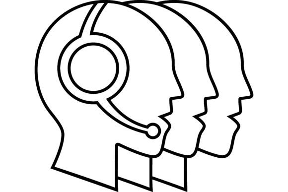 Download Team of Telephone Operators in Headset H - Premium Bundle