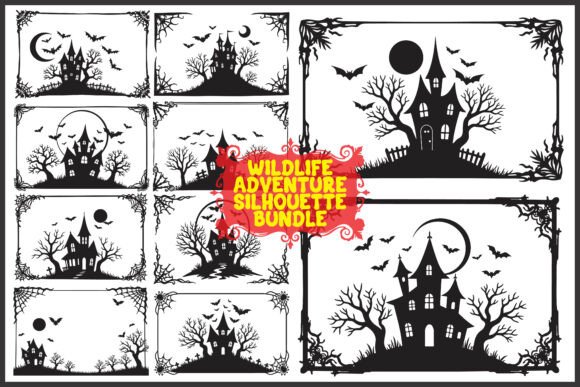 Download Spooky Haunted House Clipart Bundle - Premium Resources